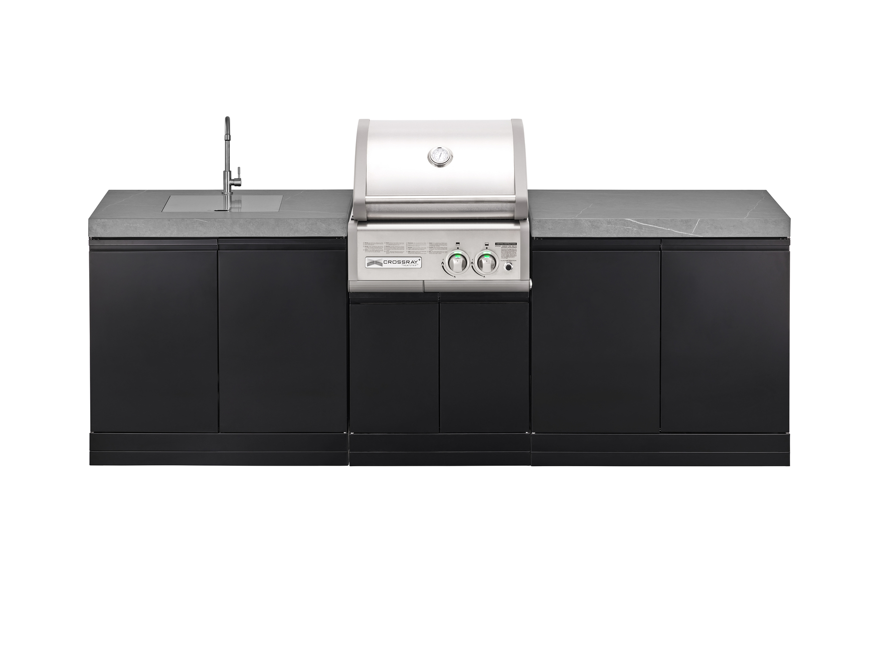 Crossray Outdoor-Küche mit integriertem C4-Infrarotgrill