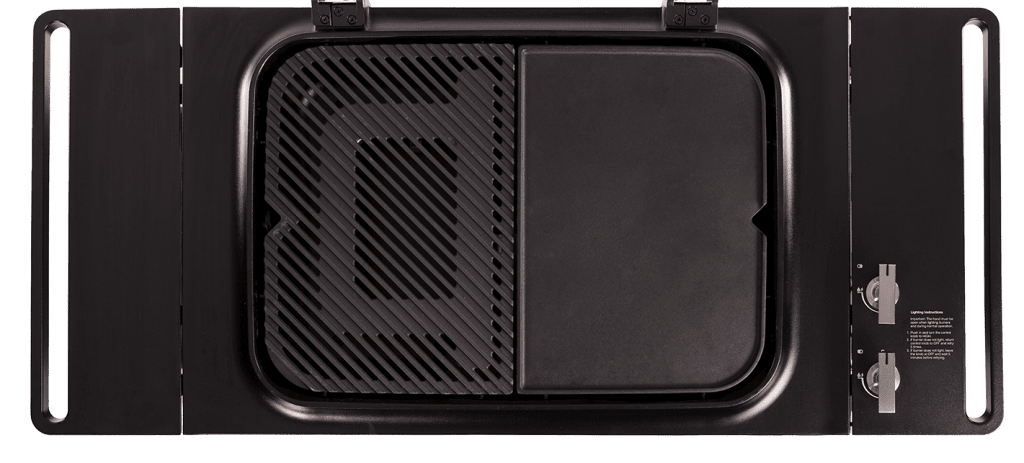 Everdure FORCE Grillfläche von oben