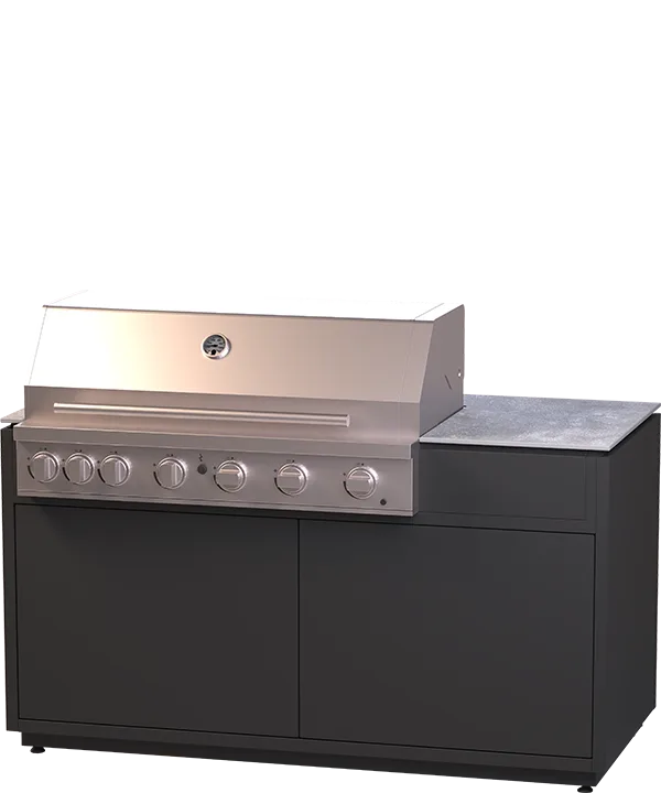 CB CeraKitchen L – Gasgrill mit 4 Brennern + Infrarot-Heckbrenner