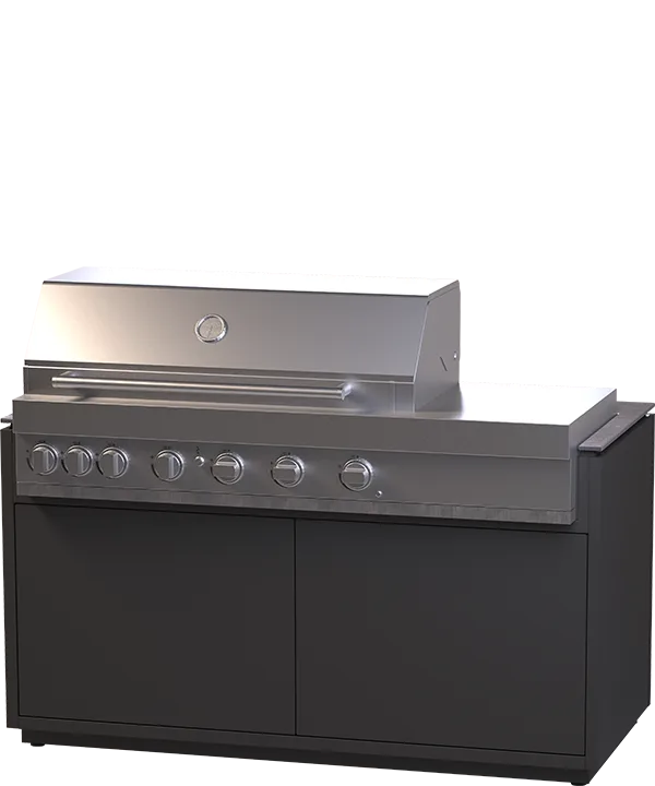 CB Gasgrill-Modul XL – bis 6 Brenner, Infrarot-Heckbrenner und Sizzle-Brenner, Made in Germany