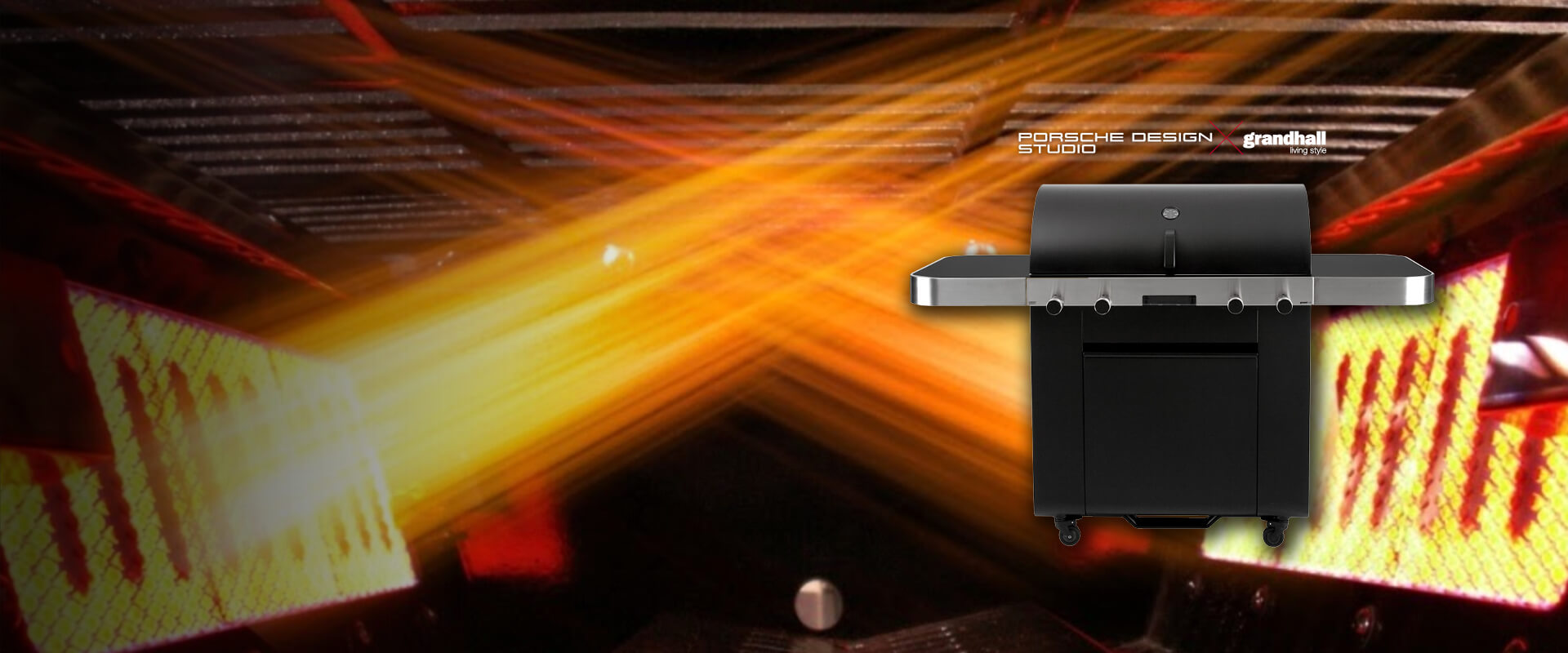 Grandhall Premium Outdoor-Küche mit Einbaugrill