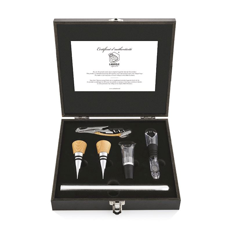 Luxury Line Korkenzieher Eiche mit Zubehör kaufen Würzburg