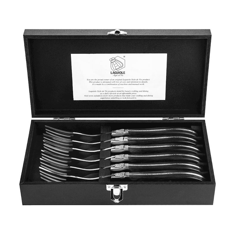 Luxury Line Gabeln Schwarzes Pakkaholz kaufen Würzburg