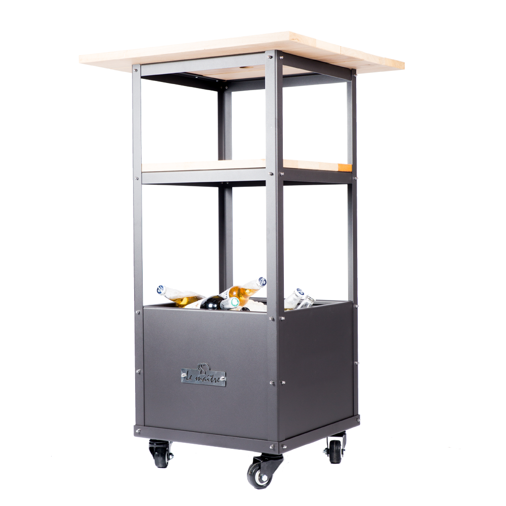 Le Maître Bartisch – Stehtisch aus Cortenstahl