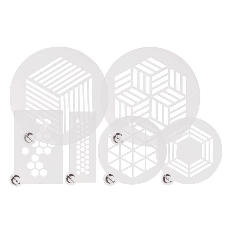 Teller-Schablonen Hexagon 6-teilig kaufen Würzburg