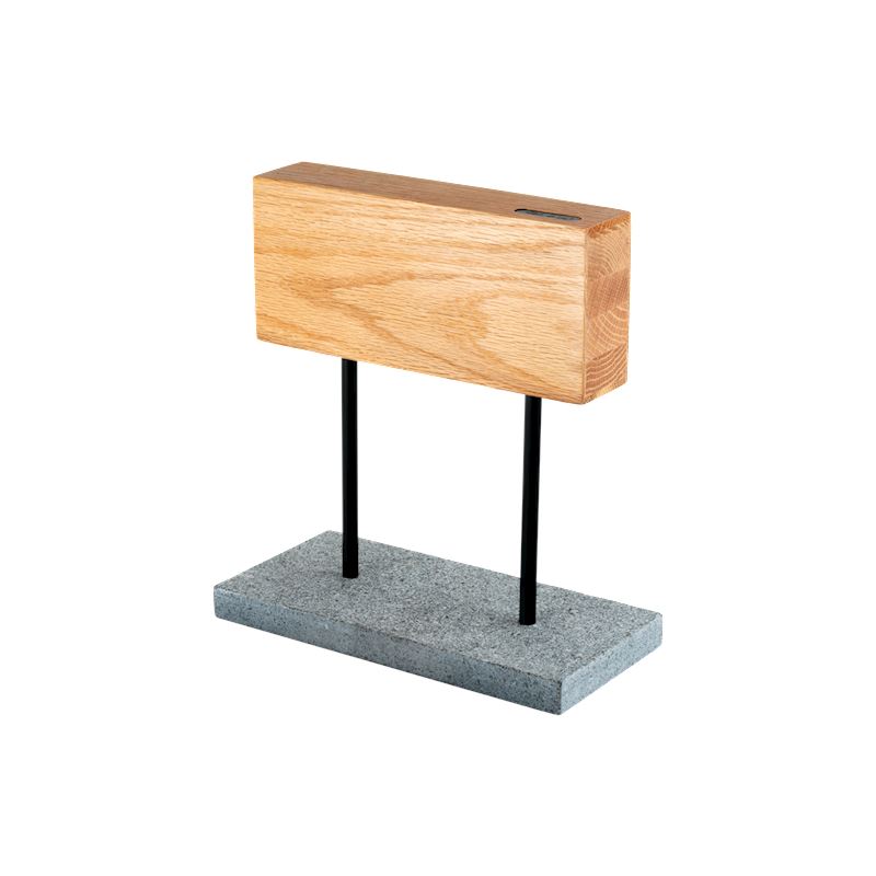 Magnetischer Messerblock Eiche auf Natursteinfuß kaufen Würzburg