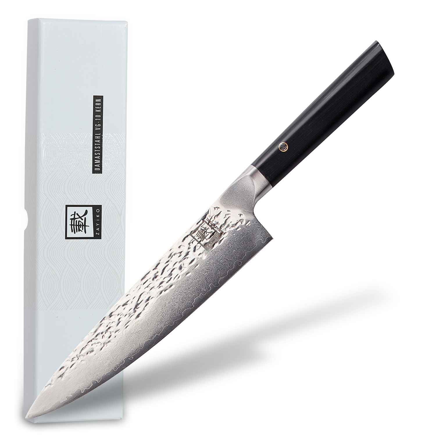 Zayiko Kuro Chefmesser – 20 cm Damastklinge