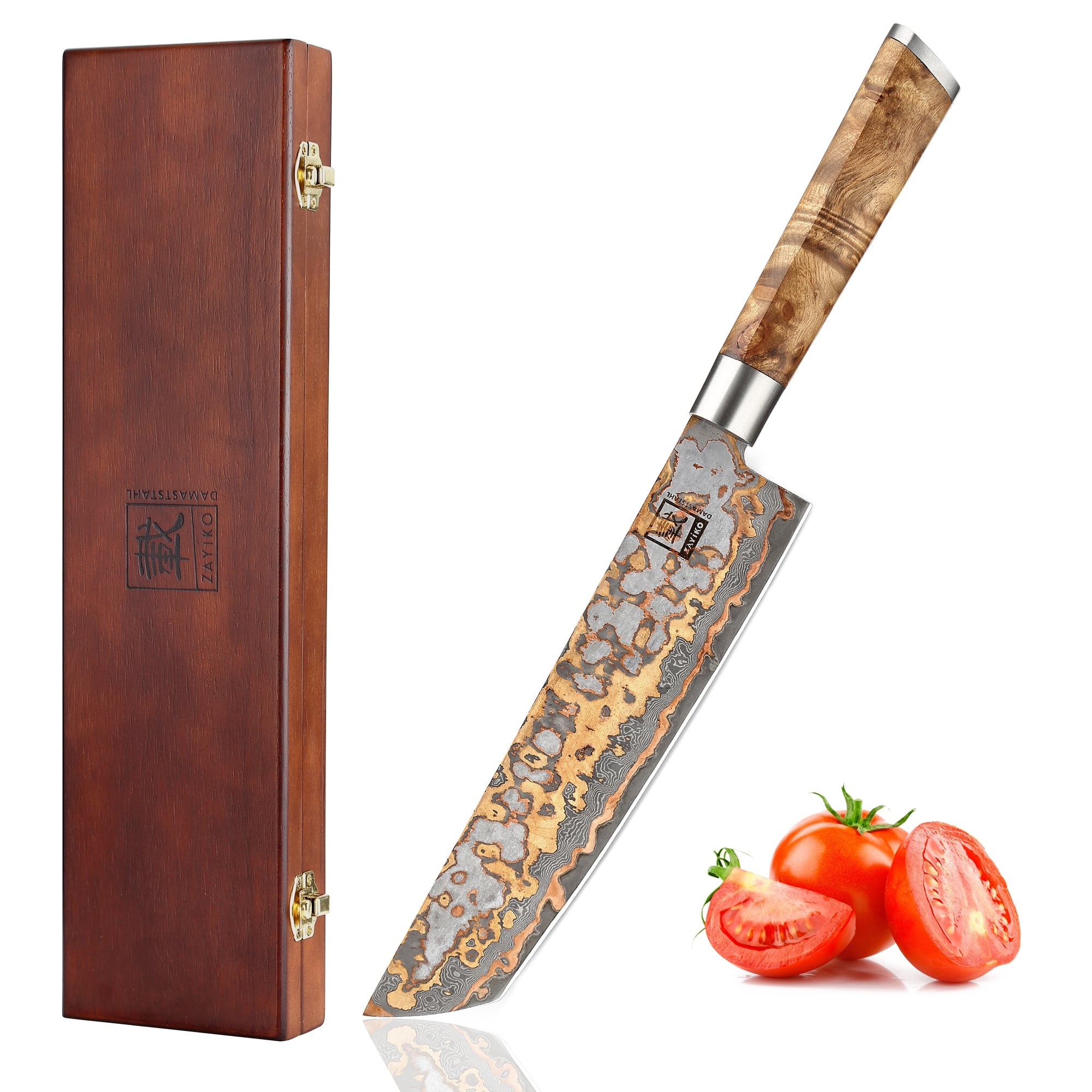 Zayiko MysticMagma Tanto Chefmesser 20,5 cm