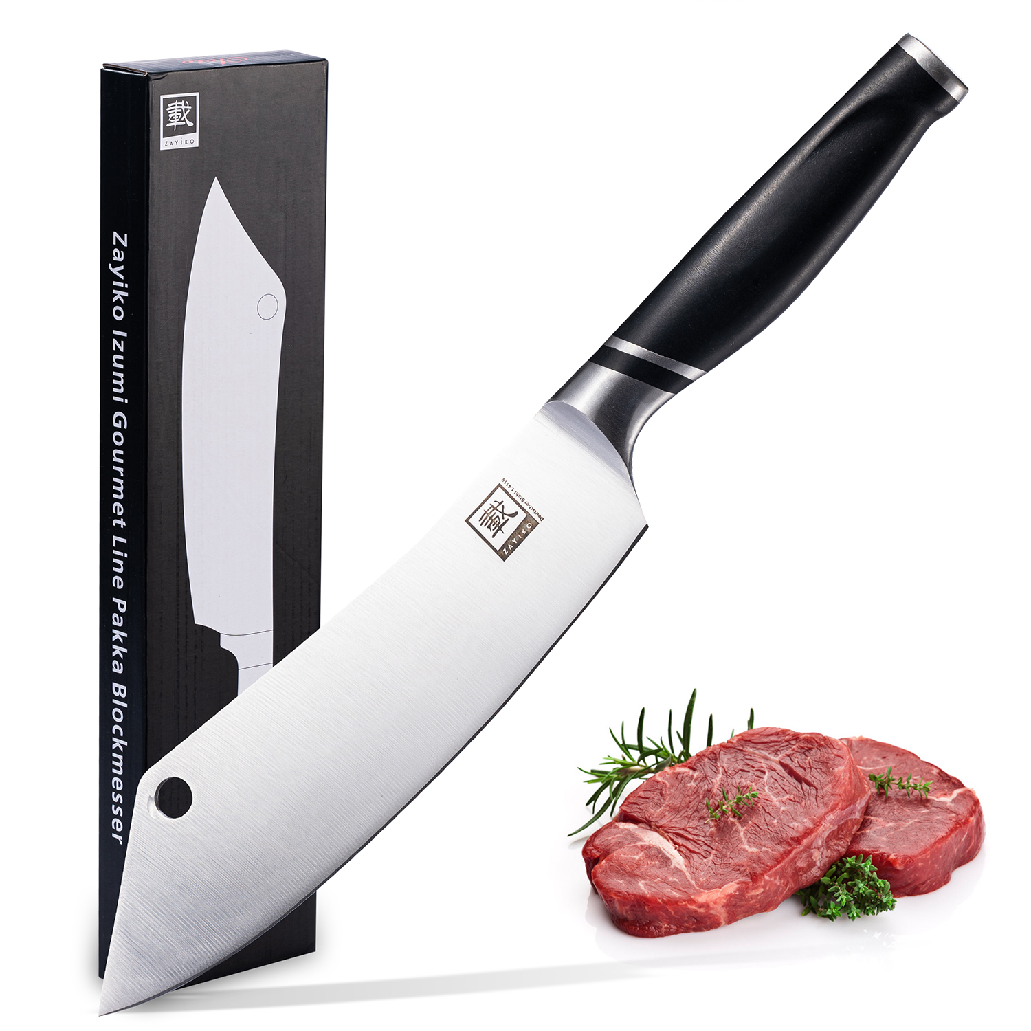 Zayiko NAMI Grillmesser – 21 cm Edelstahlklinge